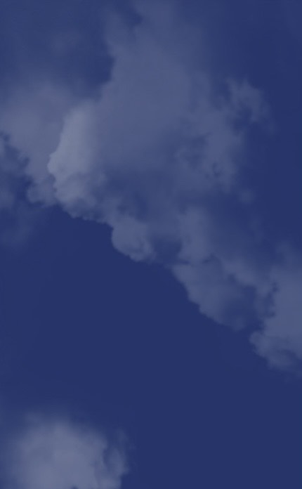 Blue background with clouds